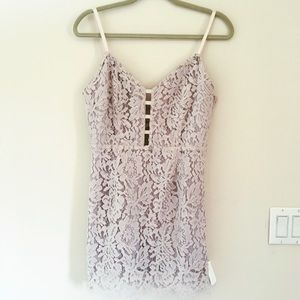 NWT Lace Romper Dress